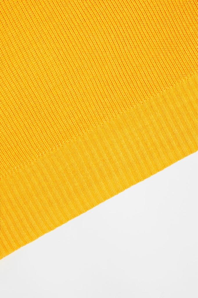 top-en-lin-jaune-soleil-femme-made-in-France-master-of-linen-col-rond-cotes-perlees
